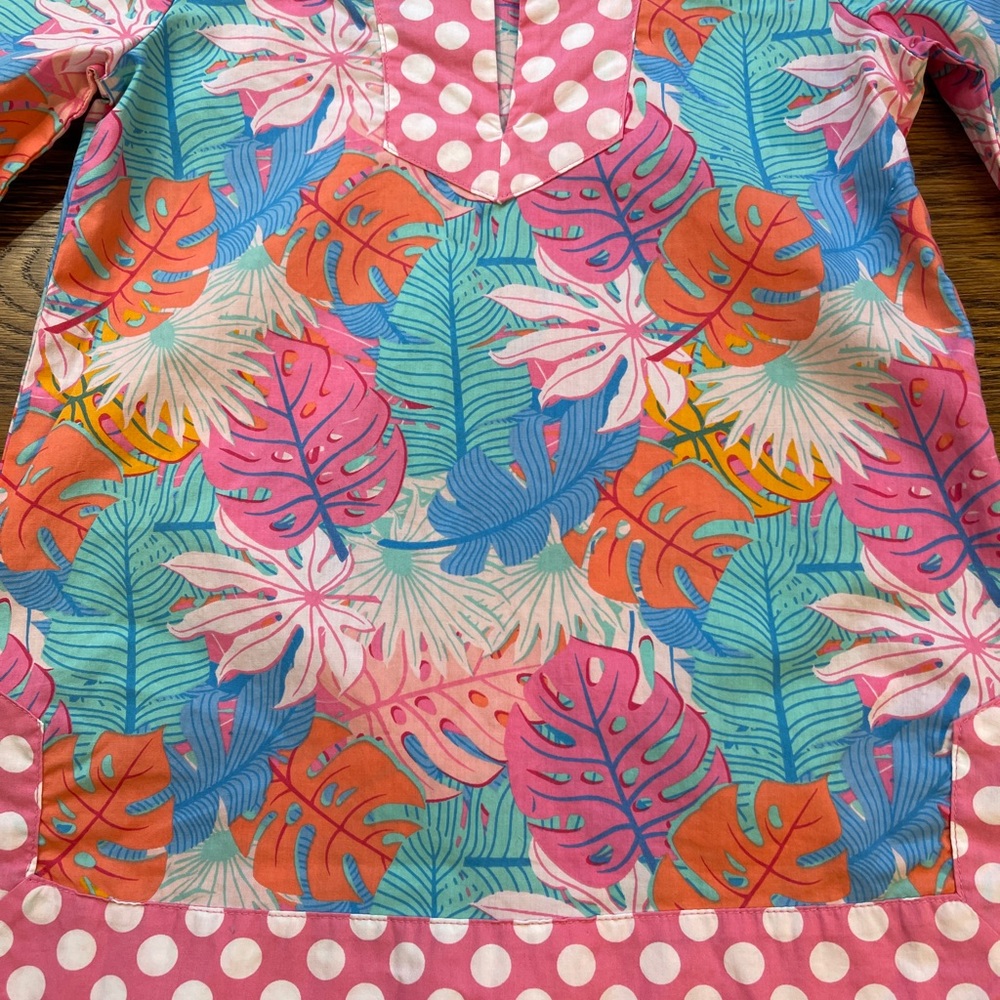 Kelly's Kids Girls Tropical Vacation Tunic Shift Dress Size 2 - Picture 3 of 11